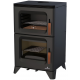 Poêle à bois Bronpi HILTON-H anthracite 14 kW avec four