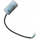 Condensateur 15 uF - Ø 40 mm Long 70mm Sortie 2 Fils 450 V - 8173051