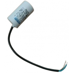 Condensateur 15 uF - Ø 40 mm Long 70mm Sortie 2 Fils 450 V - 8173051