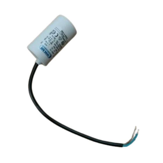 Condensateur 15 uF - Ø 40 mm Long 70mm Sortie 2 Fils 450 V - 8173051