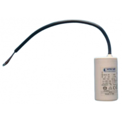 Condensateur 20 uF - Ø 40 mm Long 70mm Sortie 2 Fils 450 V - 8173651