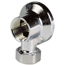 Applique chromée avec écrou 1/2 - 1/2 Sferaco - 1311412