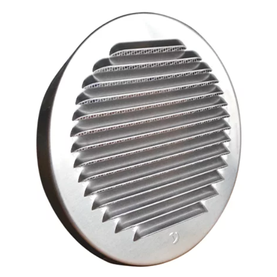 Grille circulaire d'air chaud Tubest en alu
