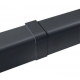Manchon noir pour goulotte de climatisation 80 mm - CLI04374