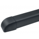 Embout de finition noir pour goulotte de climatisation 80 mm - CLI04372