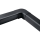 Coude plat 90° noir pour goulotte de climatisation 80 mm - CLI04366