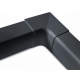 Angle intérieur 90° noir pour goulotte de climatisation 80 mm - CLI04368