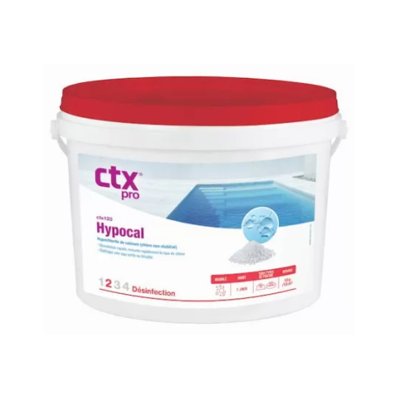 Chlore Hypocal CTX 120 non stabilisé granulés hypochlorite calcium