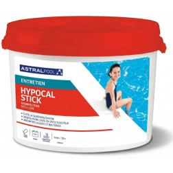 Chlore HYPOCAL STICKS non stabilisé 4.8 kg galet 300 grammes - A12304