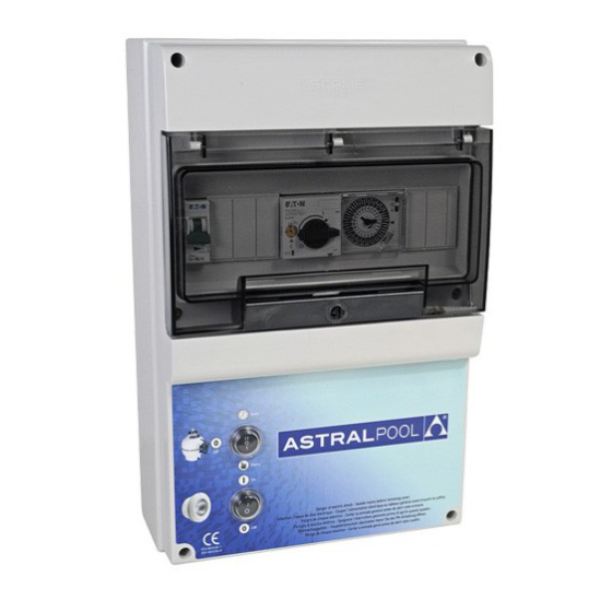 Coffret électrique filtration Transfo 100W horloge Astralpool