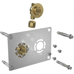 Sortie cloison coudé PER Robifix à sertir entraxe 50 mm Watts