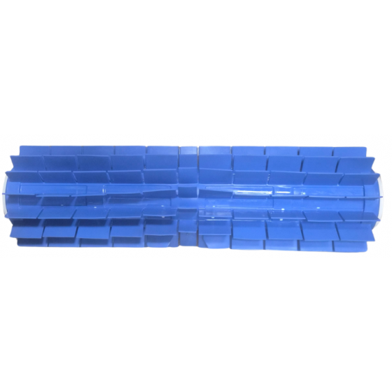 Brosse PVC Diag bleu pour robot Maytronics S300 / S200 - 6130006
