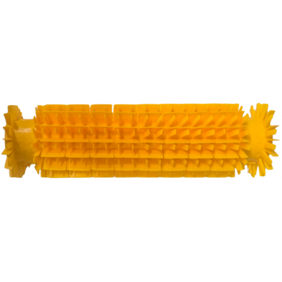 Brosse PVC Diag CB OM jaune pour robot Maytronics - 6130104