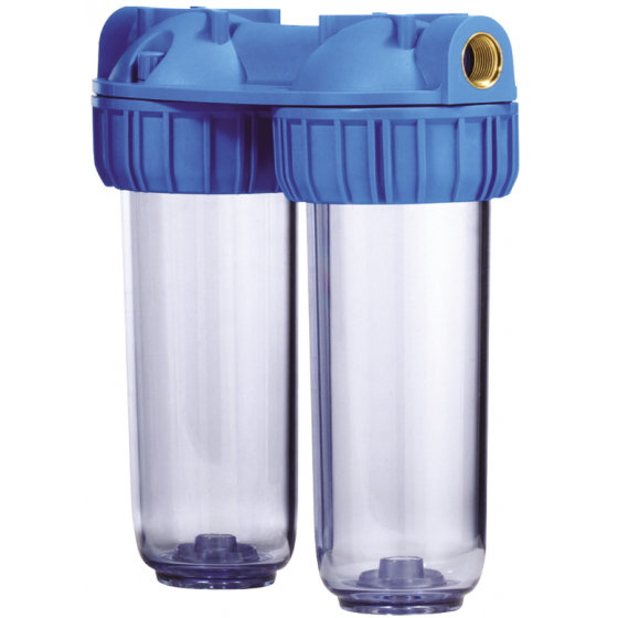 Corps de filtre double vide Senior Duplex Jetly 3/4" femelle - 491135