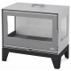 Poêle à bois Bronpi BIMBA-70-3C vitre sérigraphiée 10 kW sur pieds