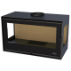 Poêle à bois Bronpi BIMBA-70-3C vitre sérigraphiée 10 kW à suspendre