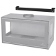 Poêle à bois Bronpi BIMBA-70-3C vitre sérigraphiée 10 kW à suspendre