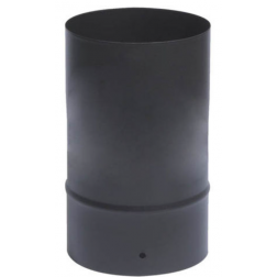 Tuyau émail noir mat Ten 25 cm épaisseur 0.7 mm