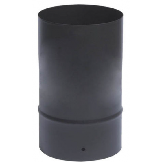 Tuyau émail noir mat Ten 25 cm épaisseur 0.7 mm