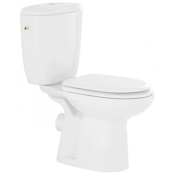 Pack WC rehaussé Sanindusa Aveiro avec réservoir 3/6 L NF abattant - 103924