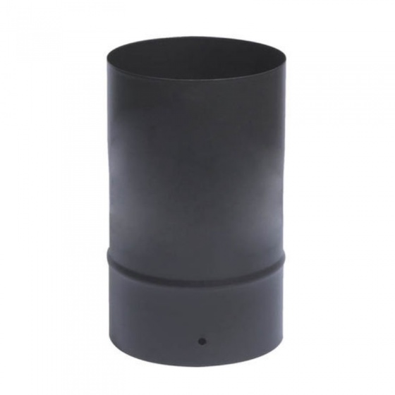 Tuyau émail noir mat Ten 25 cm épaisseur 0.7 mm