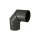 Coude 90° émail noir mat Ten épaisseur 0.7 mm