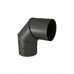 Coude 90° émail noir mat Ten épaisseur 0.7 mm