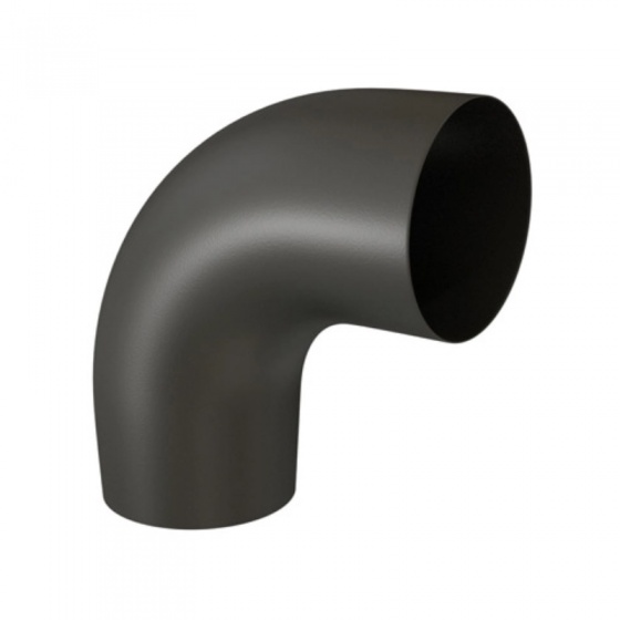 Coude 90° émail noir mat Ten épaisseur 0.7 mm