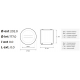 Couvercle de Prefiltre Joint Pompe MAXIM Astral - 4405010302