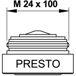 Aérateur limiteur 6 l/min antivandalisme Presto M24 x 100 - 70365