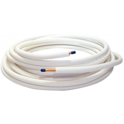 Tube cuivre pré isolé monotube M1 couronne de 25 mètres