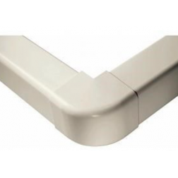 Angle extérieur 90° blanc pour goulotte climatisation