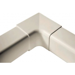 Angle intérieur 90° blanc pour goulotte climatisation