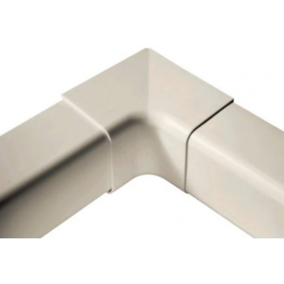 Angle intérieur 90° blanc pour goulotte climatisation