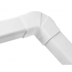 Angle intérieur réglable 70-120° blanc pour goulotte 80 mm - CLI04309