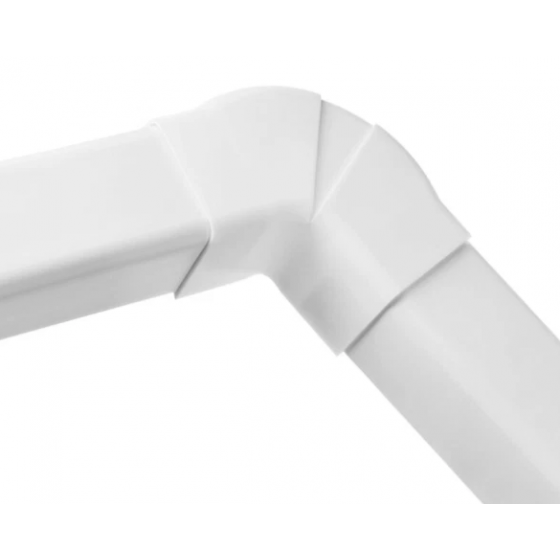 Angle intérieur réglable 70-120° blanc pour goulotte 80 mm - CLI04309