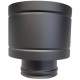 Terminal anti intempéries pour double paroi isolé Tubest noir mat