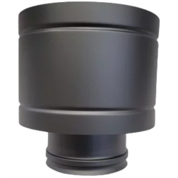 Terminal anti intempéries pour double paroi isolé Tubest noir mat