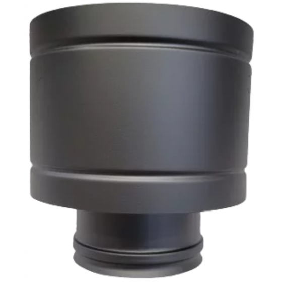 Terminal anti intempéries pour double paroi isolé Tubest noir mat