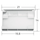 Volet de skimmer Hayward 198 x 140 x 21 SP1082 - SP1084 - SP1085 - ZHSK50