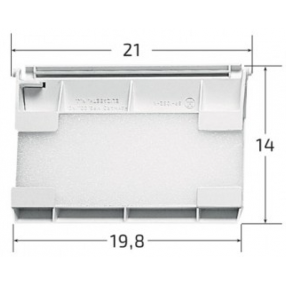 Volet de skimmer Hayward 198 x 140 x 21 SP1082 - SP1084 - SP1085 - ZHSK50