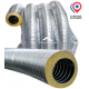 Kit couronne 8 mètres de flexible isolé pour tubage cheminée