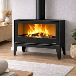 Poêle à bois Bronpi BIMBA-90 19 kW sur pieds - BIMBA-90