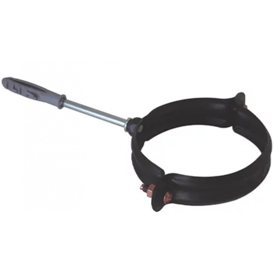 Collier mural de fixation noir mat pour émaillé