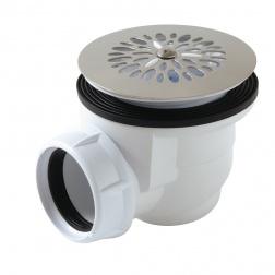 Bonde Douche Siphoide Ø 60 Horizontale 580 à visser ou coller