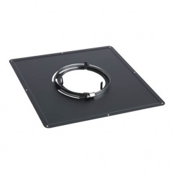 Plaque Propreté NOIRE pour plafond mat 300 x 300