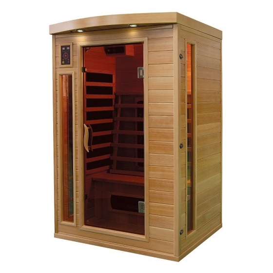 Sauna à infrarouge Bois Canada Hemlock 1800 w 2 Pers