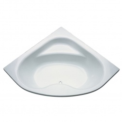 Baignoire ULYSSE d''angle 135 X 135 - Blanc - P 1071 01'