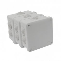 Boîte Etanche Dérivation Carré 100 X 100 X 50 - GEWISS - GW44024
