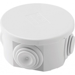 Boîte Etanche Dérivation Ronde Ø 80 x 40 IP 55